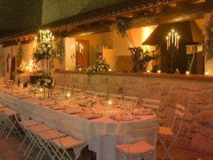 Mas des Comtes de Provence-salle de réception