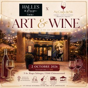 « Art & Wine » aux Halles & Design